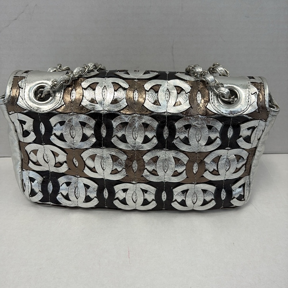 Chanel Metallic CC Vintage flap bag - Picture 3 of 12